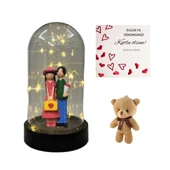 Fanus Teraryum İki Arkadaş Mini Ayıcıklı thumbnail 2