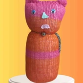 Tıkırık Örgü Yastık Uyku Ve Oyun Arkadaşı Fıstık - 45 Cm - 1