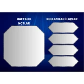 Diyabet Ölçüm Takip Çizelgesi Defteri A Kalite Özel Tasarım 6 Aylık A6 Boyut Yüksek Motiveli thumbnail 3