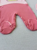 3-6 9-12 12-18 Ay Özel Kuvvetler Nakışlı Bere Şapkalı Kız Erkek Bebek Tulumu thumbnail 3