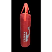 Boks Torbası Eldiven Ve Karabina Hediyeli İçi Dolu 60x22cm Kırmızı - 2