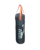 Boks Torbası Eldiven Ve Karabina Hediyeli İçi Dolu 60x22cm Füme - 1