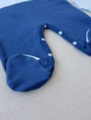 3-6 9-12 12-18 Ay Özel Kuvvetler Nakışlı Bere Şapkalı Kız Erkek Bebek Tulumu thumbnail 3