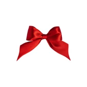 Saten Kurdele 6 Cm Kırmızı 2 Metre - 2