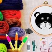 Punch Seti Nakış Seti Kasnaklı Kendin Yap Seti Seri 59 thumbnail 1