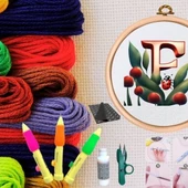 Punch Seti Nakış Seti Kasnaklı Kendin Yap Seti Seri 67 thumbnail 1