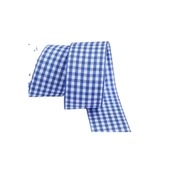 Tafta Ekoseli Kurdele 25 Mm İndigo 2 Metre - 3