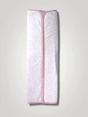 Yenidoğan Kalp Baskılı Fermuarlı Kadife Bebek Battaniyesi thumbnail 2