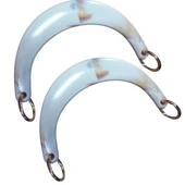 Çanta Sapı Ay Model Beyaz 17 Cm - 1