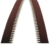 Demir Dişli Çanta Fermuarı En 3 Cm Bordo - 1