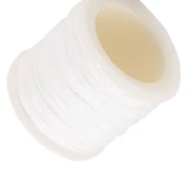 Paraşüt İpi, Bileklik-kolye Örgü İpi 1 Mm 50 Metre Beyaz - 1