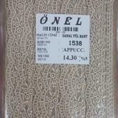 Dantel Polyester Sanal Tül Bant Cappucino 14,30 Metre En 6 Cm On-1538-c - 1
