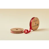 Biye Saten Katlı 077 Açık Bordo 2 Cm 25 Metre %100 Polyester thumbnail 1