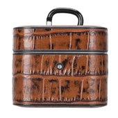 Casquet Apple AirPods 3.nesil Uyumlu Deri Kılıf YK6 Taba thumbnail 1