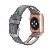 Apple Watch Uyumlu Deri Kordon BA2 42-44-45mm RST9EF thumbnail 2