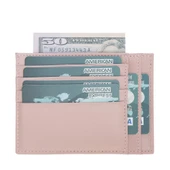 Zip Deri Fermuarlı Kartlık ZPCH NU2 Pembe - 2