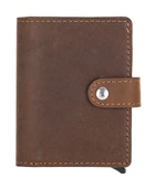 Palermo Deri Cüzdan Kartlık Mekanizmalı G2 Kahve thumbnail 1