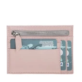 Zip Deri Fermuarlı Kartlık ZPCH NU2 Pembe - 1