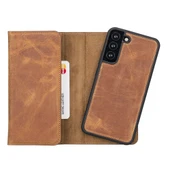 Samsung Galaxy S22 Plus Uyumlu Deri Cüzdanlı Kılıf Santa G19 thumbnail 2