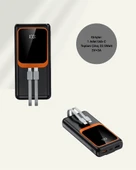 Taşınabilir Şarj Cihazı 20000 mAh | 22.5W Hızlı Şarj + Dijital Ekran + Kablo Dahil - 5