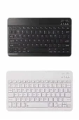 Uyumlu Kablosuz Bluetooth Şarj Edilebilir Mini Q Klavye - 4