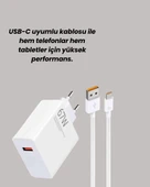 Güvenli ve Hızlı Şarj İçin 67W Turbo Adaptör Type-C Kablo ile - 3