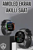 Akıllı Saat Bluetooth Bağlantılı Amoled Ekran Uyku ve Sağlık Takibi thumbnail 2
