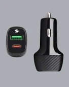 3A Güç Kapasiteli USB & Type-C Çakmaklık Şarj Adaptörü - 4
