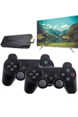 Retro Game Stick Çift Kol Kablosuz Atari Oyun Konsolu 2.4g Uyumlu thumbnail 4