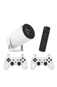 4K Wireless Çift Kollu Kumandalı Oyun Projeksiyonu Retro Video Oyunu - 3