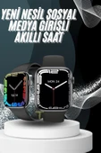 Yeni Model Akıllı Saat Dokunmatik Ekran Unisex Amoled Ekran 44 mm thumbnail 2