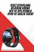 Akıllı Saat 3 Kordon Akıllı Saat Android ve İOS Uyumlu Uzun Ömürlü Titreşimli thumbnail 2
