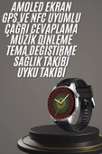 Akıllı Saat 1.5 Inç Amoled Ekran Çift Kordonlu GPS NFC Uyumlu thumbnail 2