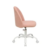 Curve Çalışma Sandalyesi - Pembe 61x58,5x81,5-91 cm - 4