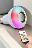 Kablosuz Bluetooth Hoparlör Led Lamba - 5