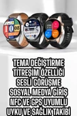 Akıllı Saat Tema Değiştirme Titreşimli Bluetooth Bağlantılı NFC Ve GPS Uyumlu thumbnail 2