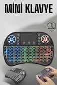Işıklı Kablosuz Mini Q Klavye Tüm Cihazlara Uyumlu - 1