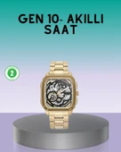 Modern Tasarımlı Akıllı Saat Kalp Atış Uyku Spor Aktivite Takip thumbnail 1