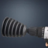 POWERMASTER PM-20809 MATKAP UCU TOZ TUTUCU SİYAH KÖRÜK - 3