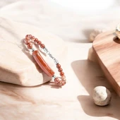 Kırmızı Jasper Doğaltaş Çelik Halat Ve Çelik Klipsli Bileklik 31832B19D5 thumbnail 4