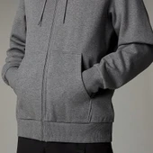 M SIMPLE DOME FULL ZIP HOODIE GREY GREY L thumbnail 4