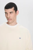 Bisiklet Yaka Sweatshirt Off White Off White L thumbnail 4