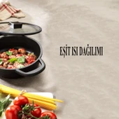 Schafer Hektor Döküm Kısa Tencere 22 CM thumbnail 3