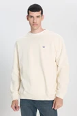 Bisiklet Yaka Sweatshirt Off White Off White L thumbnail 1
