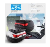 WOGEN 52 LİTRE BASİC MOTOSİKLET ÇANTASI - BEYAZ - 1402 002 - 1