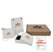 Harfe Özel 14 Ayar Altın Plakalı Kalp Motifli Zincirli Siyah Taş Desenli Hediye Bileklik-351 thumbnail 3