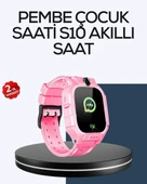 S10 Akıllı Çocuk Saati Çift Yönlü Konuşma ve SOS Fonksiyonu thumbnail 1