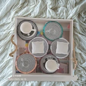 Gümüş Pullu Bardak Altlığı thumbnail 2