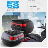 WOGEN 52 LİTRE BASİC MOTOSİKLET ÇANTASI - NARDO GRİ - 1402 005 - 1