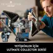 Orjinal Lego Star Wars TIE Interceptor Star Wars Starfighter Lego Star Wars 75382 thumbnail 2